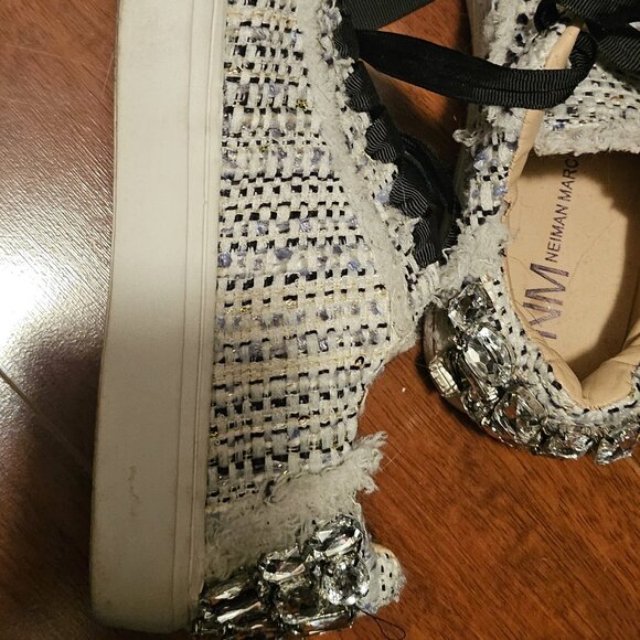Neiman Marcus Jeweled Sneakers - Picture 1 of 4
